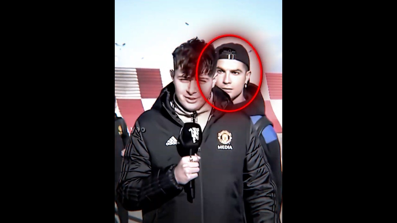 Ronaldo Hates The Reporter 😂🥶