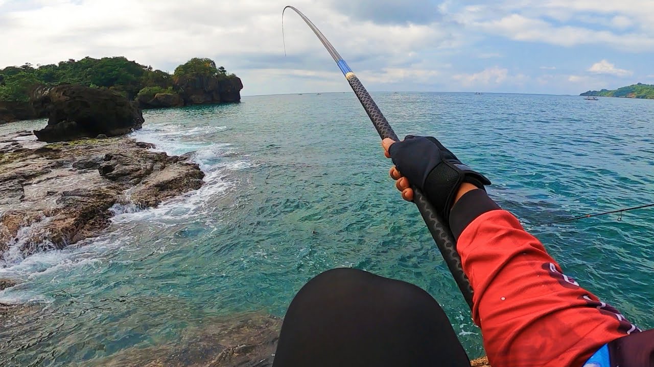 MANCING PAKEK TEGEK DI PINGGIR LAUT SENSASI TARIKAN LEBIH KUAT