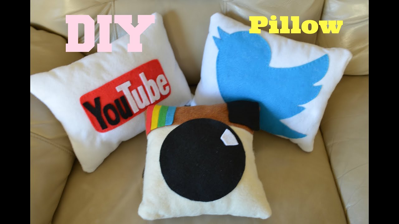 ✂ DIY: Social Media Pillows