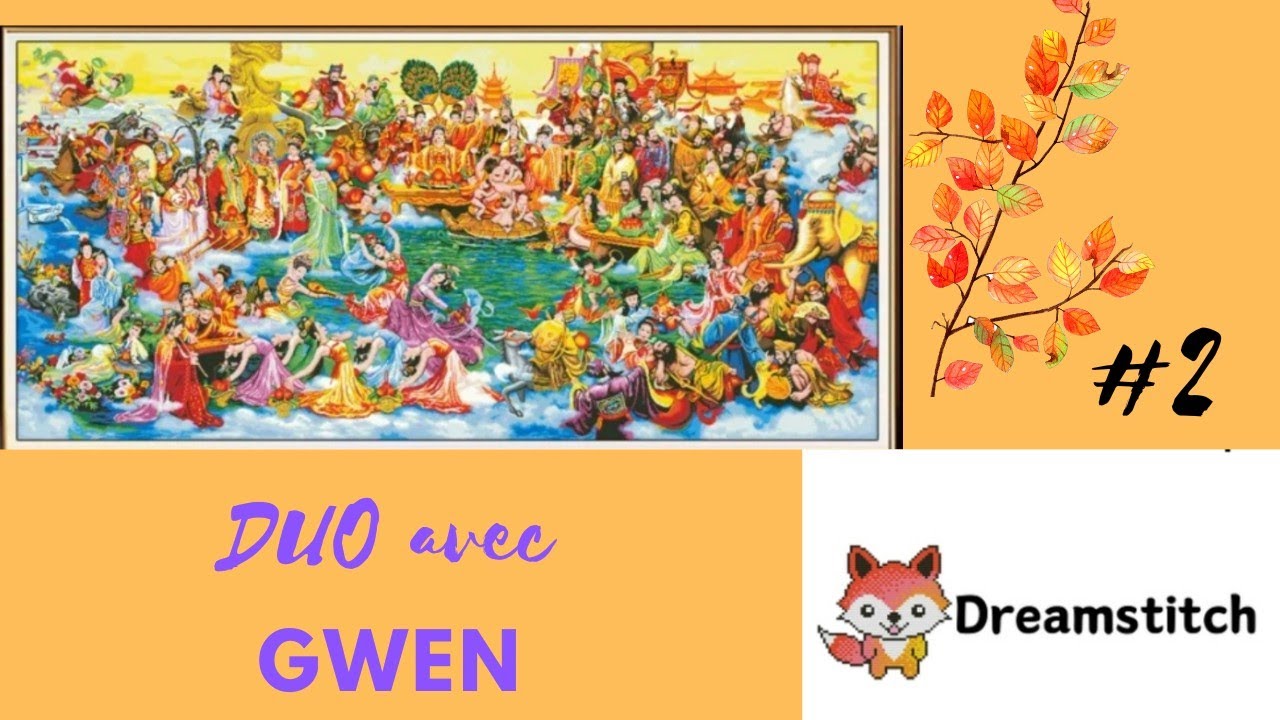 DUO À GWEN #crosstich #dreamstitch  