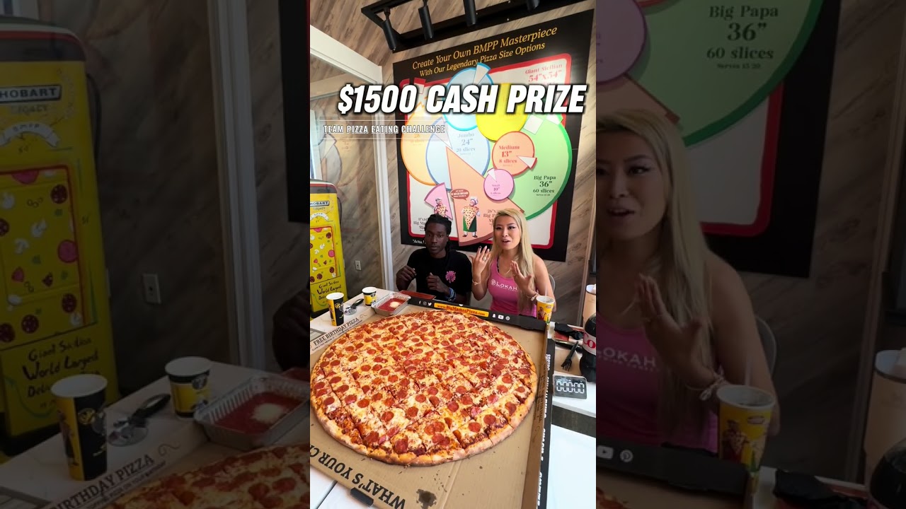 $1500 cash prize pizza eating challenge