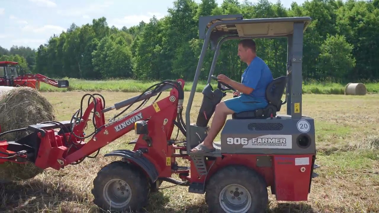 Nowa ładowarka King Way przyspiesza zbieranie bel w Plutyczach Rolnicy z Podlasia Farmer 906