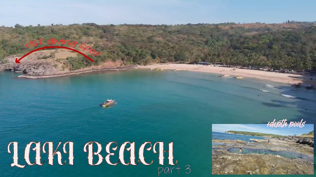 LAKI BEACH | BEST WHITE SAND BEACH in BATAAN! +Cliff Diving +Depth Pools
