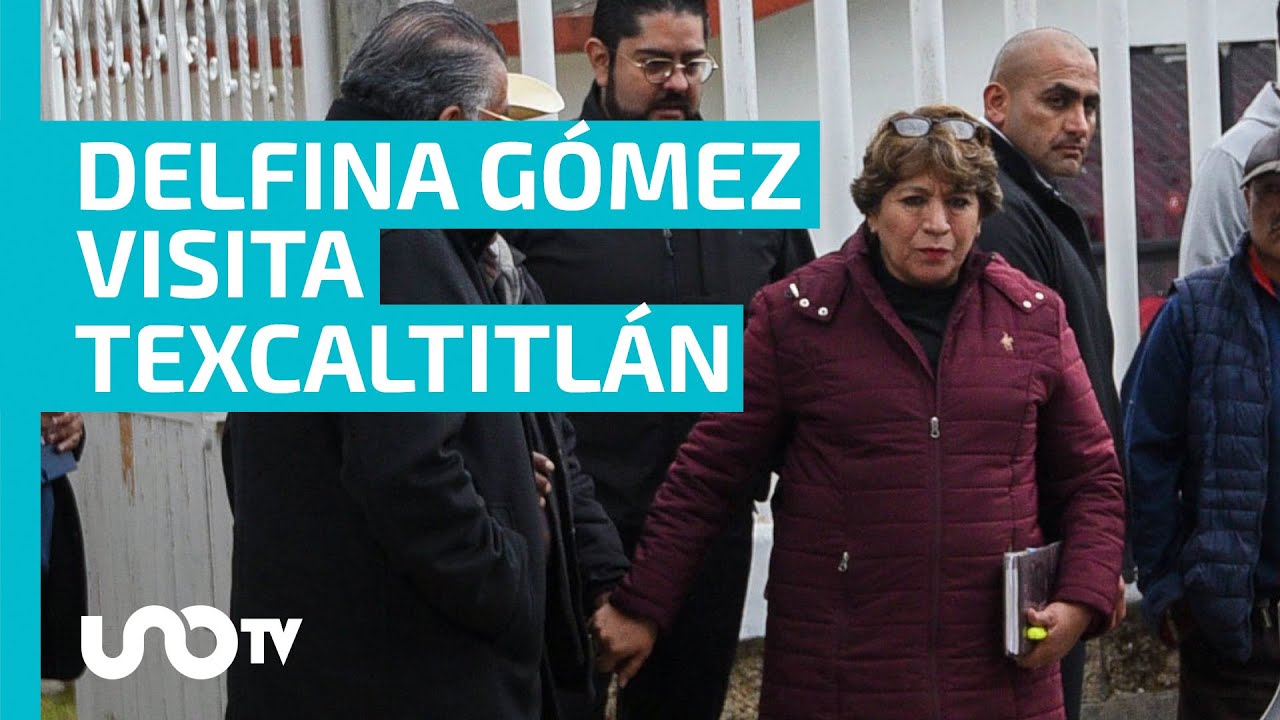 Visita Delfina G&oacute;mez Texcaltitl&aacute;n tras enfrentamiento que dej&oacute; 14 muertos