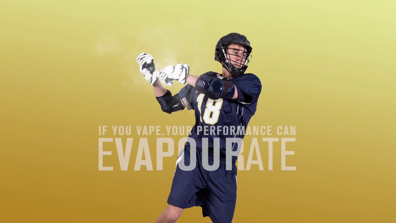 If you vape, your performance can evapourate