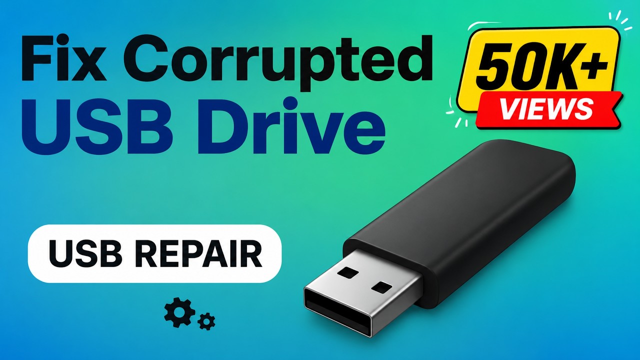 🔧 Fix Corrupted USB or SD Card in Minutes! 💾🛠️ | DiskPart Full Tutorial (2025)