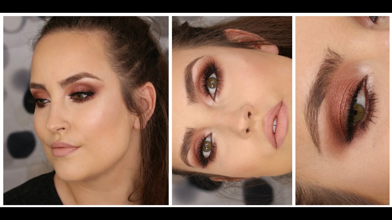 Sexy red-brown smoky eyes - tutorial makijażu