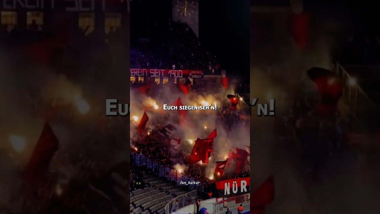 1. FC N&uuml;rnberg! Seht ihr die Fahnen weh'n? Fangesang Edit mit Text! 🔴⚫💪#1fcn&uuml;rnberg