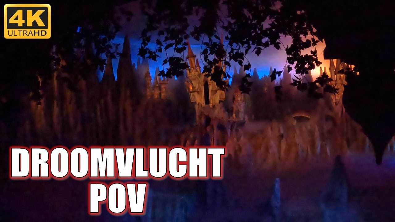 Droomvlucht POV (4K 60FPS, 2024), Efteling Classic Dark Ride | Non-Copyright*