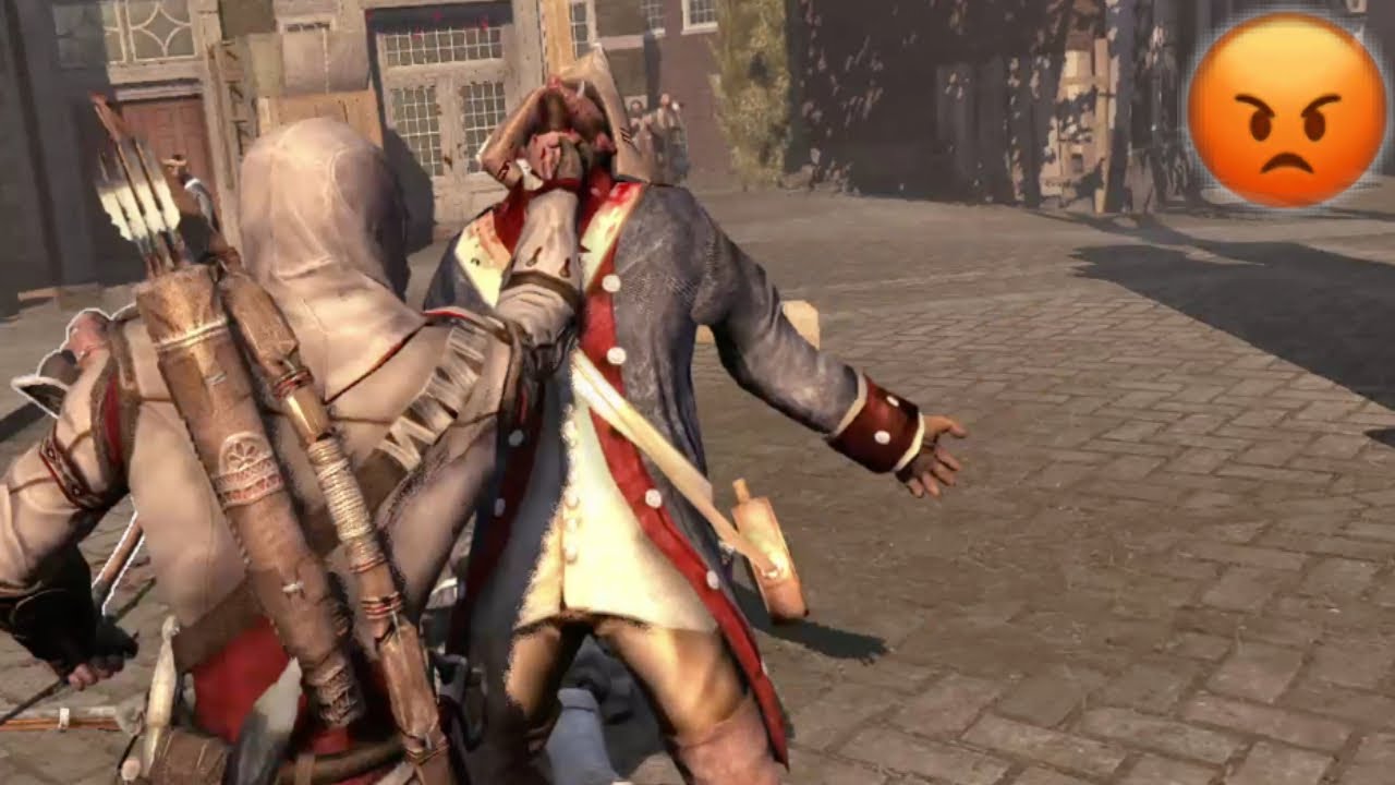 AC3-Rampage combat-Near perfect Xbox One Gameplay-Only Mini Map