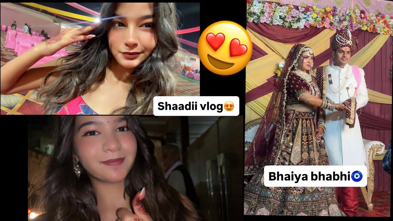 SHAADI VLOG😍 BHT MJA AYA SHAADI M❤️🤭||shraddha singh…