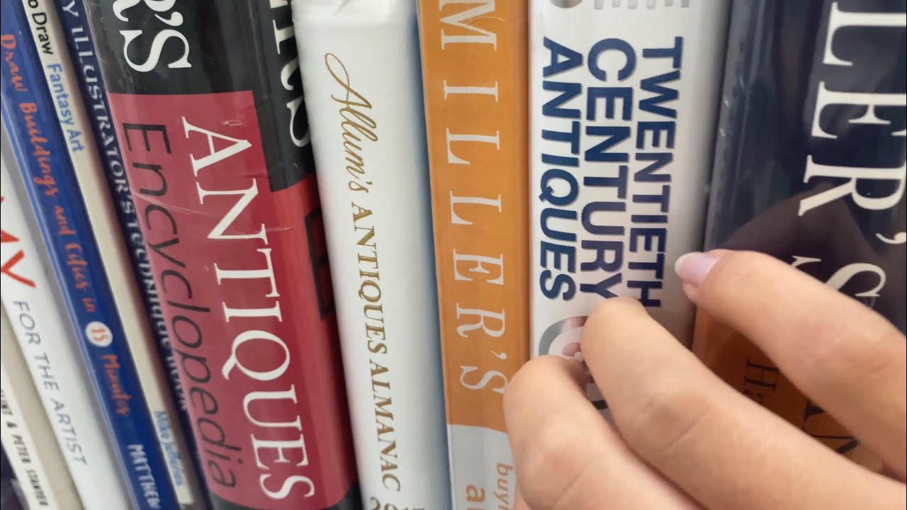 ASMR tapping around in the library