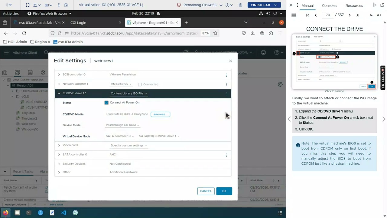 vCenter 8 Overview - vCenter Server and Creating a Virtual Machine Nurkenuly Eskendir