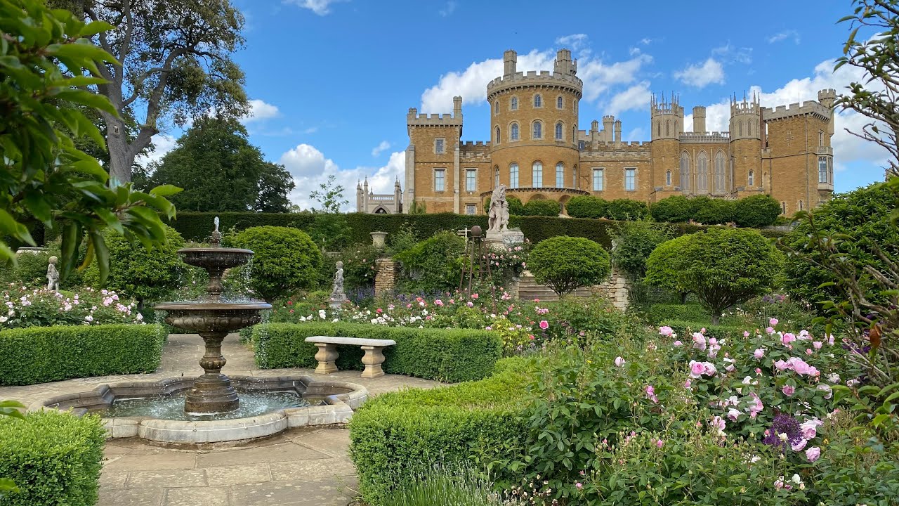 Belvoir Castle Gardens 🏡⛲️🪴