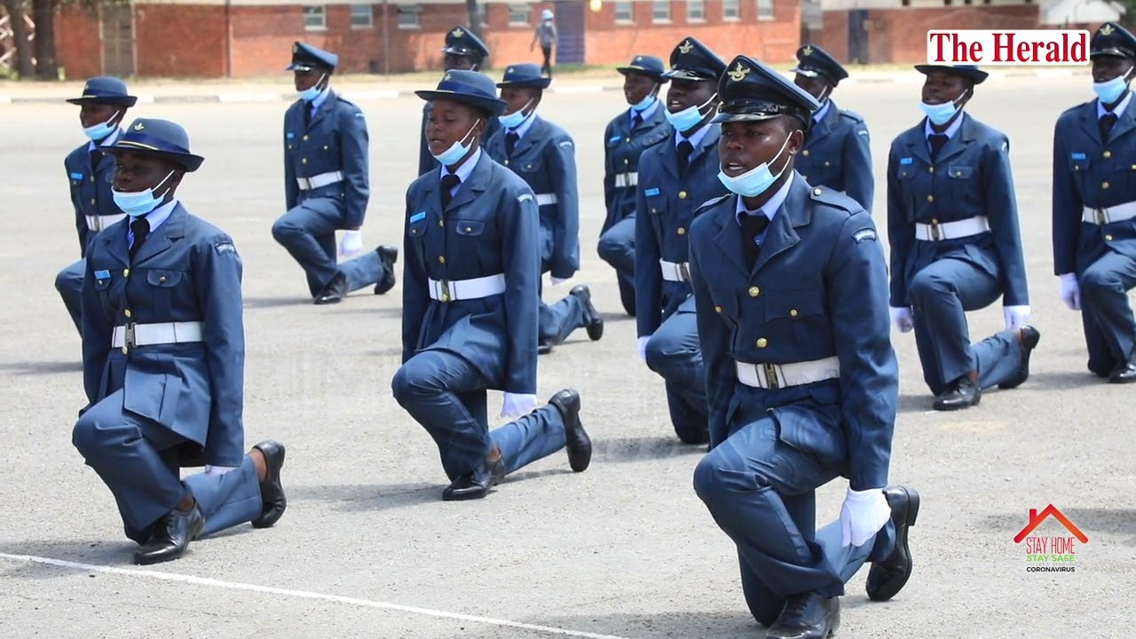 The AFZ joint pass out parade for Number 16 senior tactics course and Number 42 recruit course