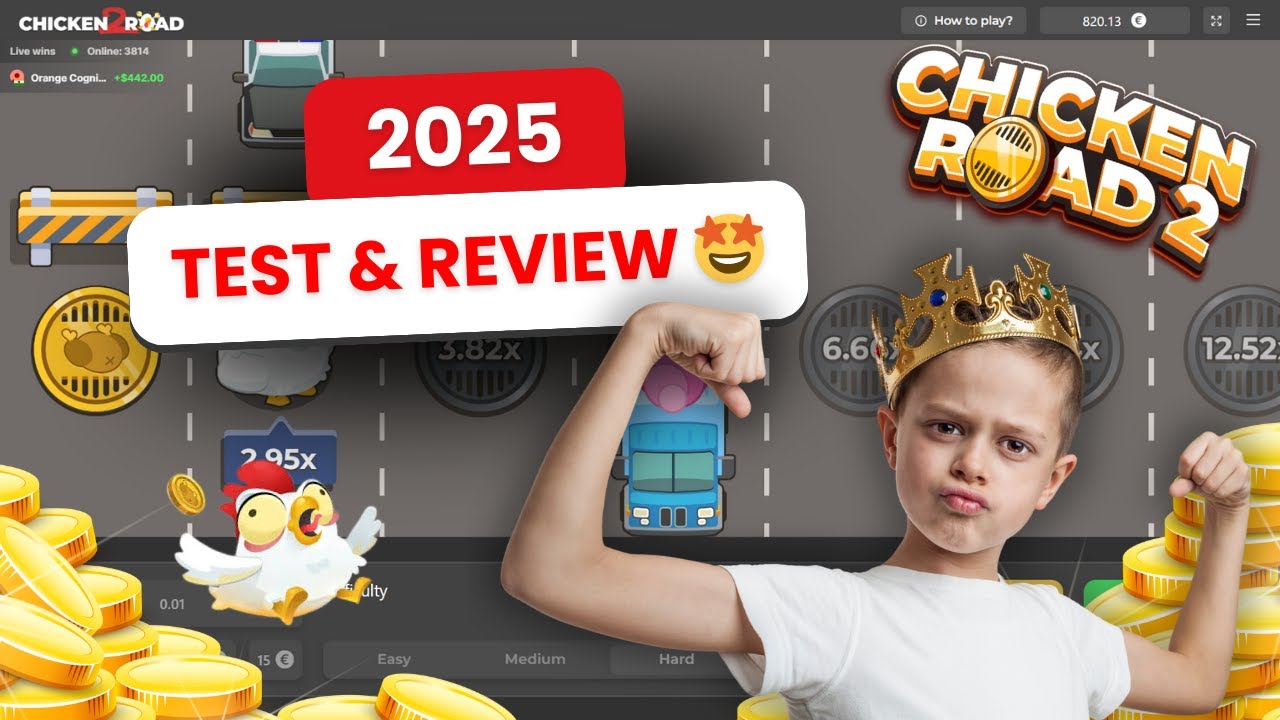 TUTORIAL: How to play CHICKEN ROAD 2 (Test & Review 2025) 🤩