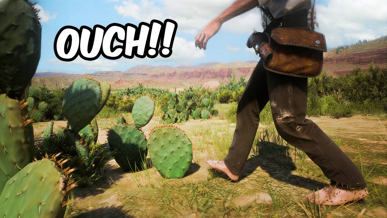 Смогу ли я выжить, ходя босиком в RDR2?