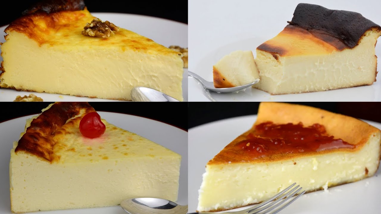 Las mejores TARTAS DE QUESO para hacer en casa