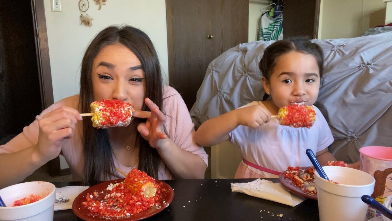 Hot Cheetos corn on the cob DIY