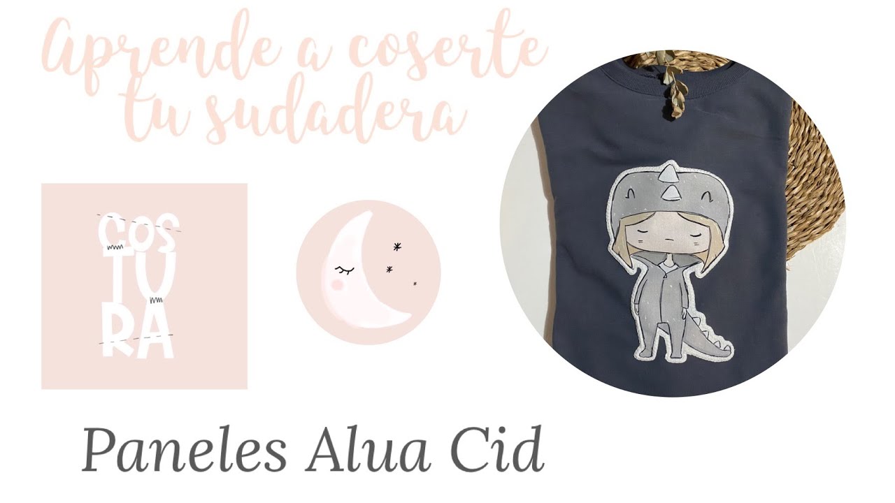 Sudadera con Paneles de Alua Cid!! DT costura 🧵