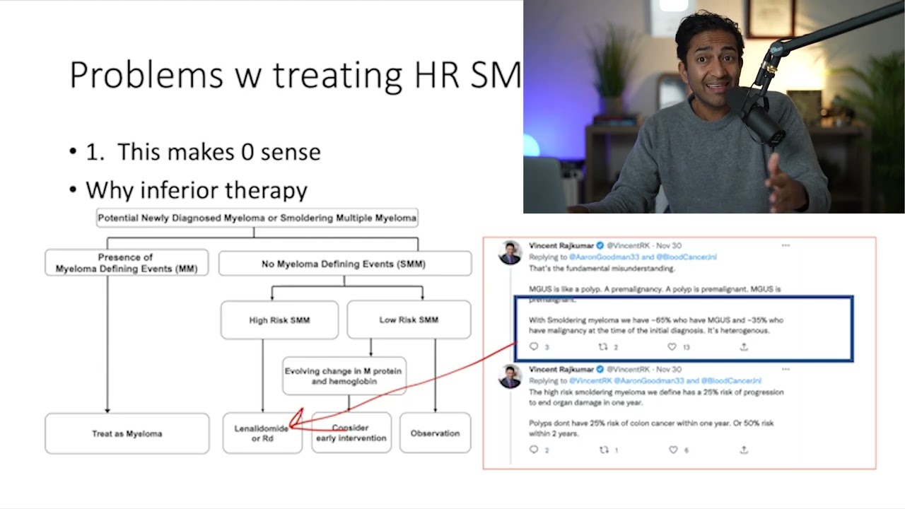 Twitter Battle - Two Myeloma Doctors Debate if We Should Treat Smoldering Multiple Myeloma
