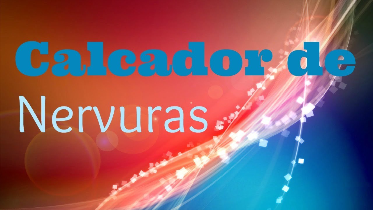 Como usar o calcador de nervuras