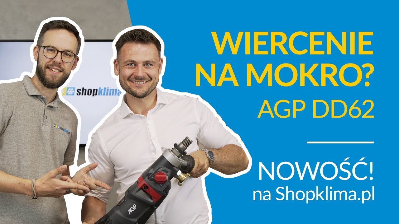 Jak wiercić na mokro? Nowa wiertnica AGP DD62 Wet Upgrade - NOWOŚĆ!