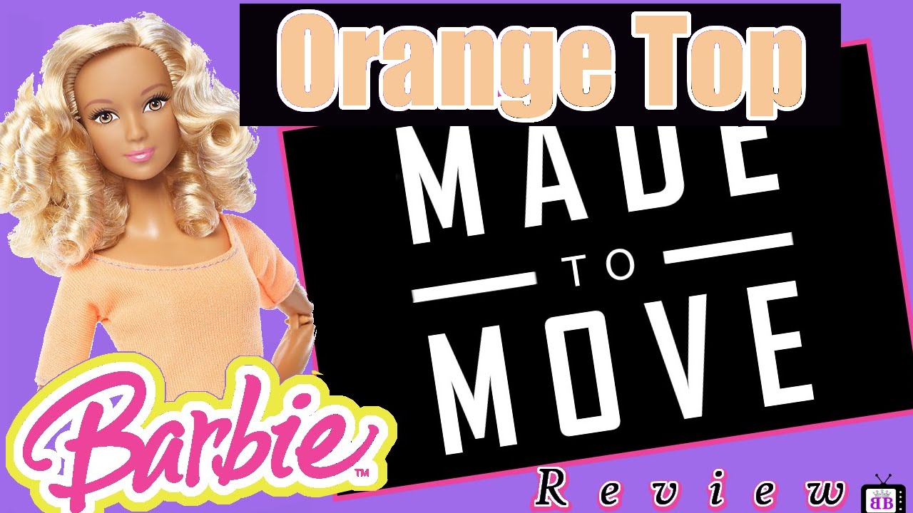 Made to Move Barbie Orange Top Review- & Head Swaps (Complexion Test)