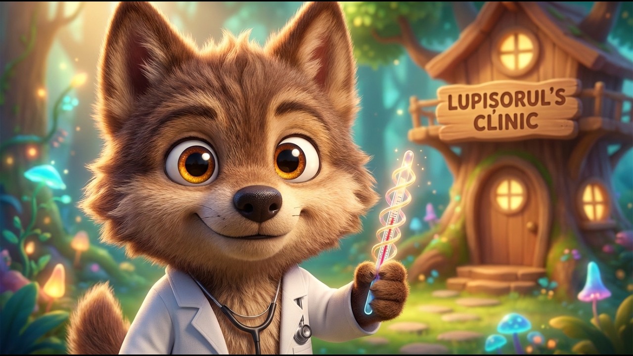 Lupișorul Doctor Bun 🚑 Cântece pentru Copii | Desene Animate cu Animale Animale Vesele
