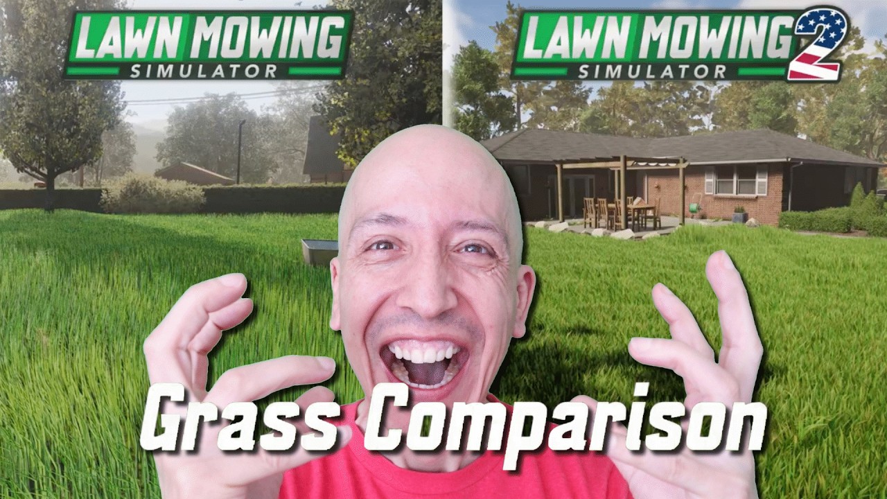 Lumpy Grass Is The Best Grass! Lawn Mowing Simulator 2