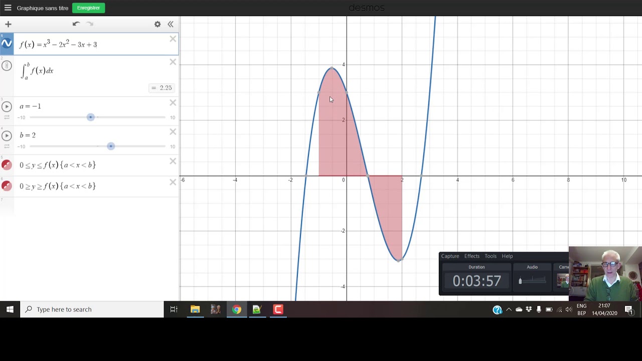 Integrals Visualized in Desmos