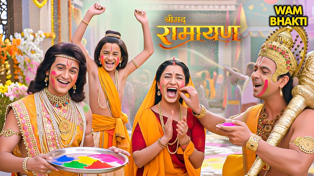 श्री राम + माता सीता ने मनाई होली 🌸🔥 | Shrimad Ramayan Holi Special Episode | #Holi2026