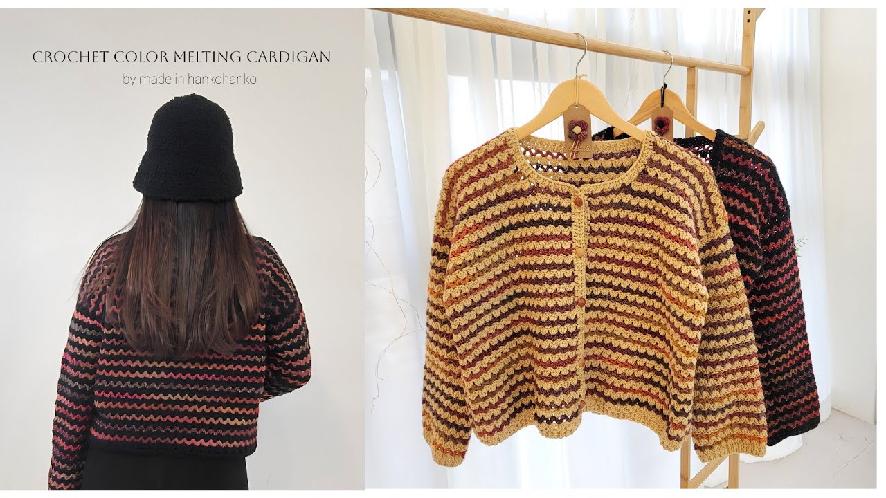 2부] 💝 특가행사 🤫 초보자도 만드는 라운드넥 가디건 | crochet cardigan | 재고 소진후 재입고×