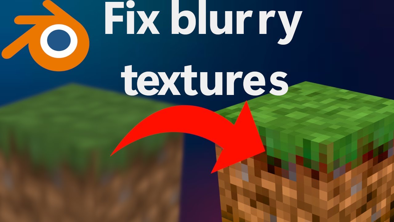 How to Make Pixel Textures Sharp in Blender 5.0  Fix Blurry Textures  2026