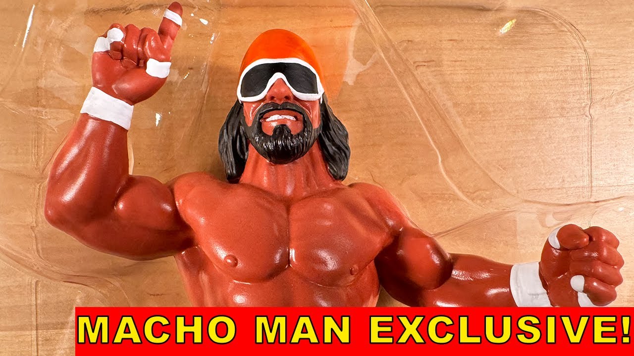 Randy Macho Man Savage WrestleCon Exclusive Green Big Rubber Unboxing & Review! @majorwfpod