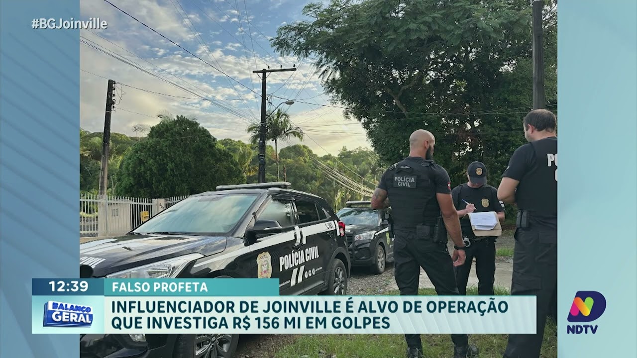 Operação Falso Profeta: influenciador é alvo de busca em Joinville