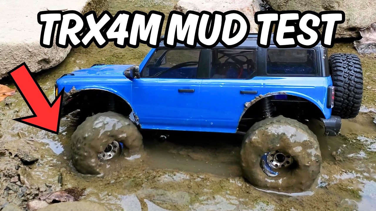 RC Car Day Playing in the Mud | Modified Trx4m Bronco and Trx4m F150 High Trail