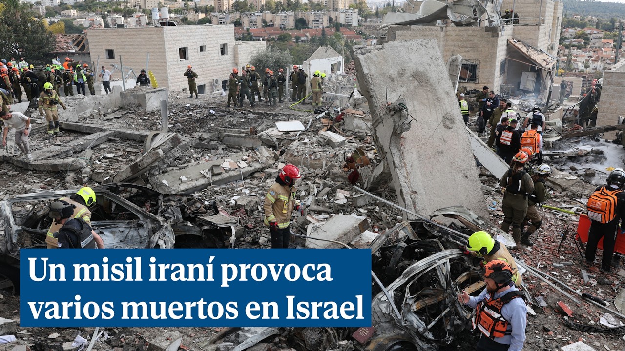 Un misil iraní causa decenas de muertos en Israel