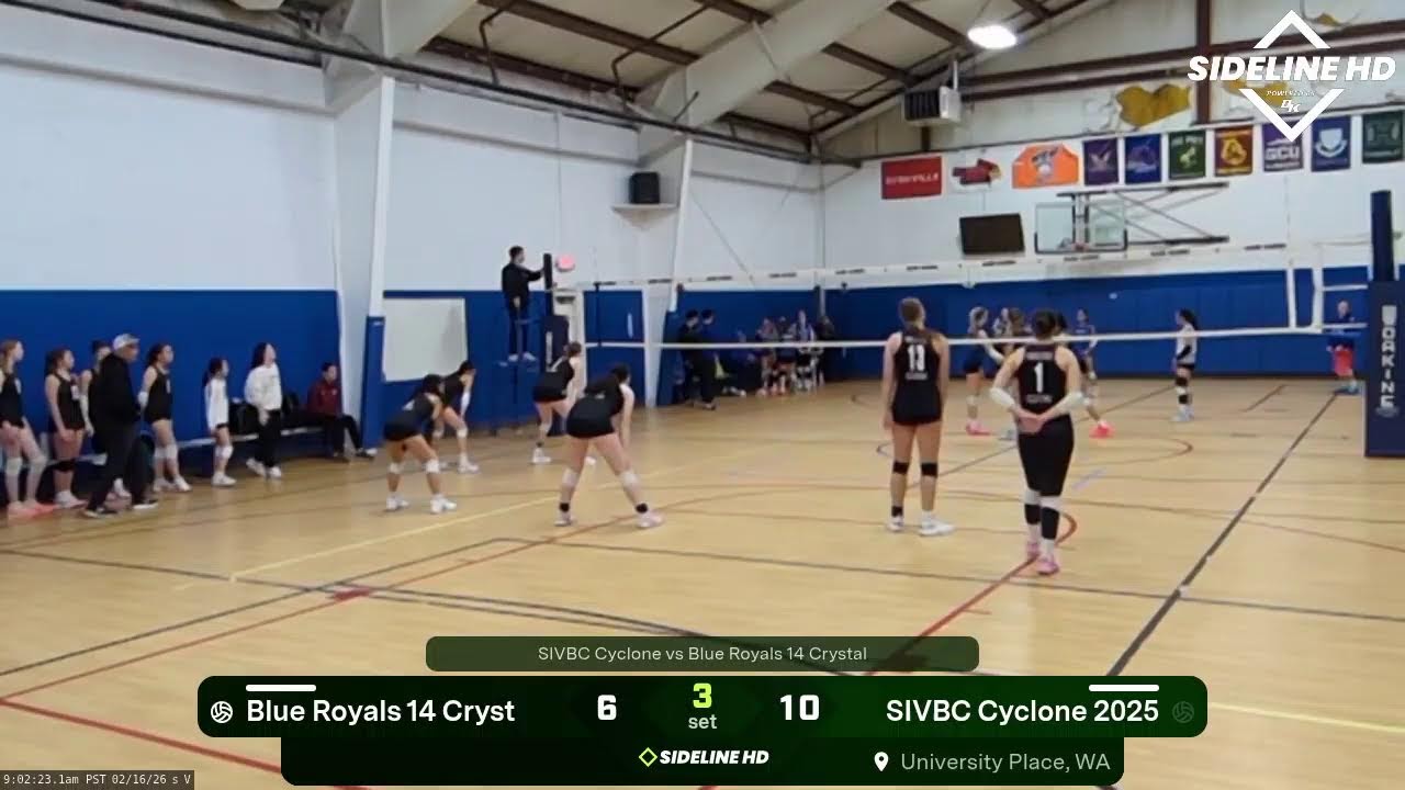 SIVBC Cyclone 2025 vs. Blue Royals 14 Cryst (2026.02.16)