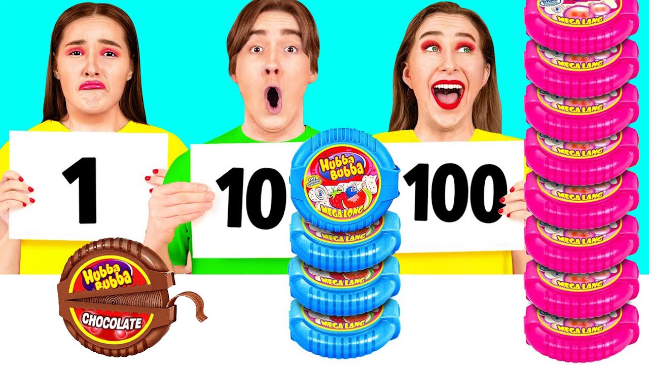 100 Слоев Еды Челлендж | Фантастические Кухонные Рецепты от RaPaPa Best