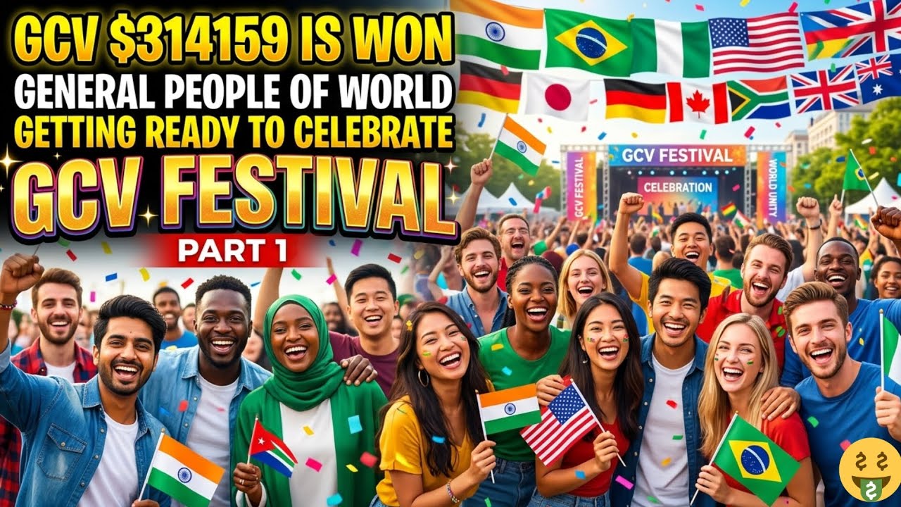 #GCV#314159.#WON#GENER#PEOPLE#OF# WORLD#GETTING#READY#TO#CELEBRATE#GCV# FESTIVAL#🎎