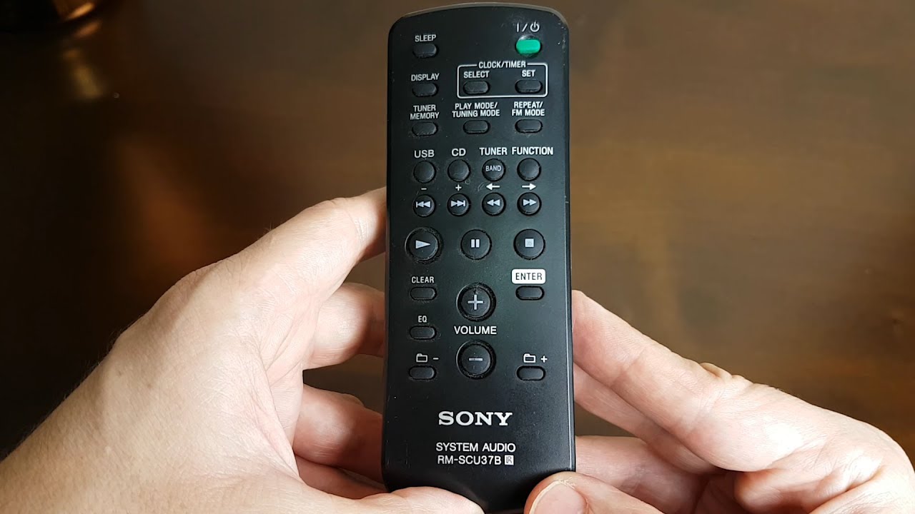 Mini System MHC-ESX6 tutorial configurar sleep, clock e play set rádio relógio controle remoto sony