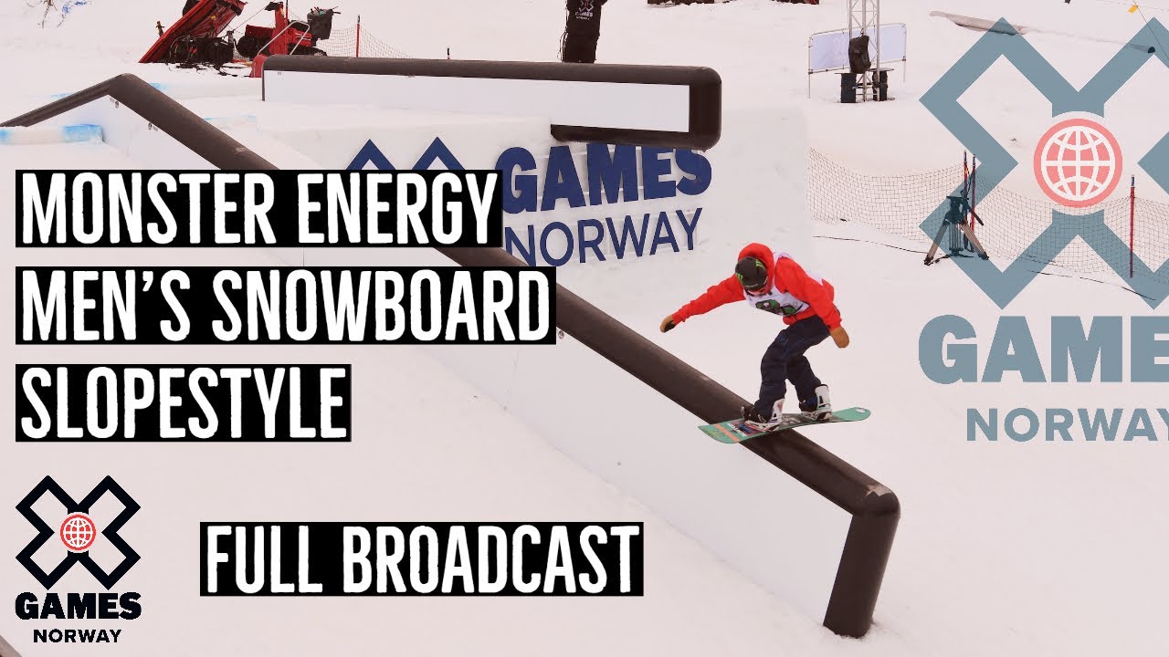 Monster Energy Men&rsquo;s Snowboard Slopestyle: FULL BROADCAST | X Games Norway 2020