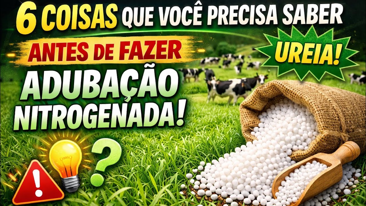 6 coisas que você precisa saber para adubar o pasto com ureia 