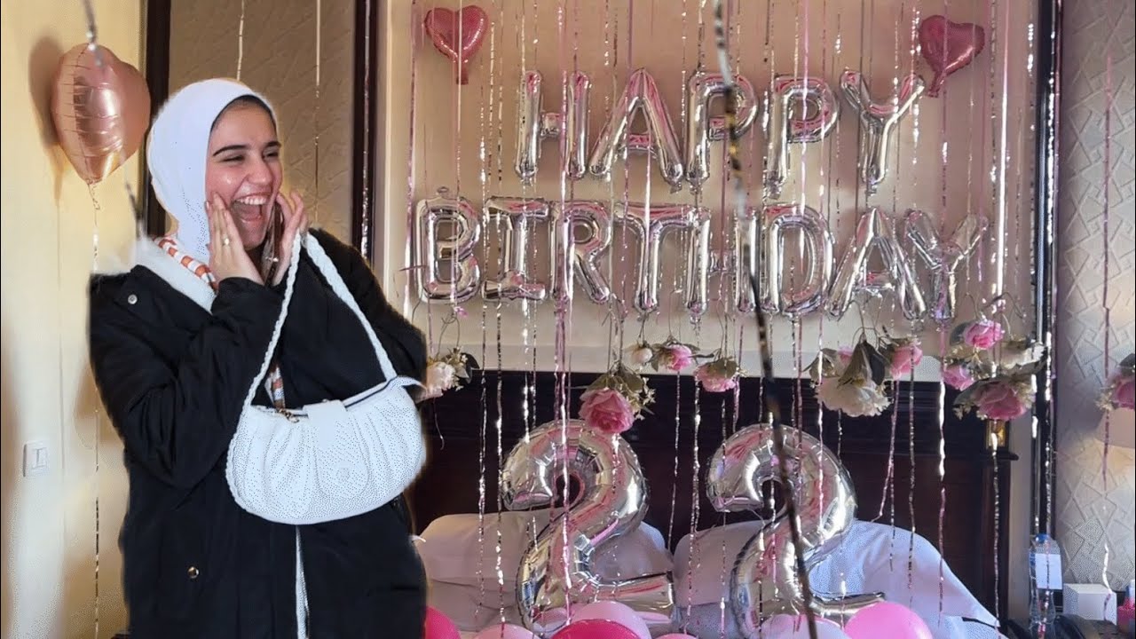 فاجئتها بمناسبة عيد ميلادها ❤️خطفتها