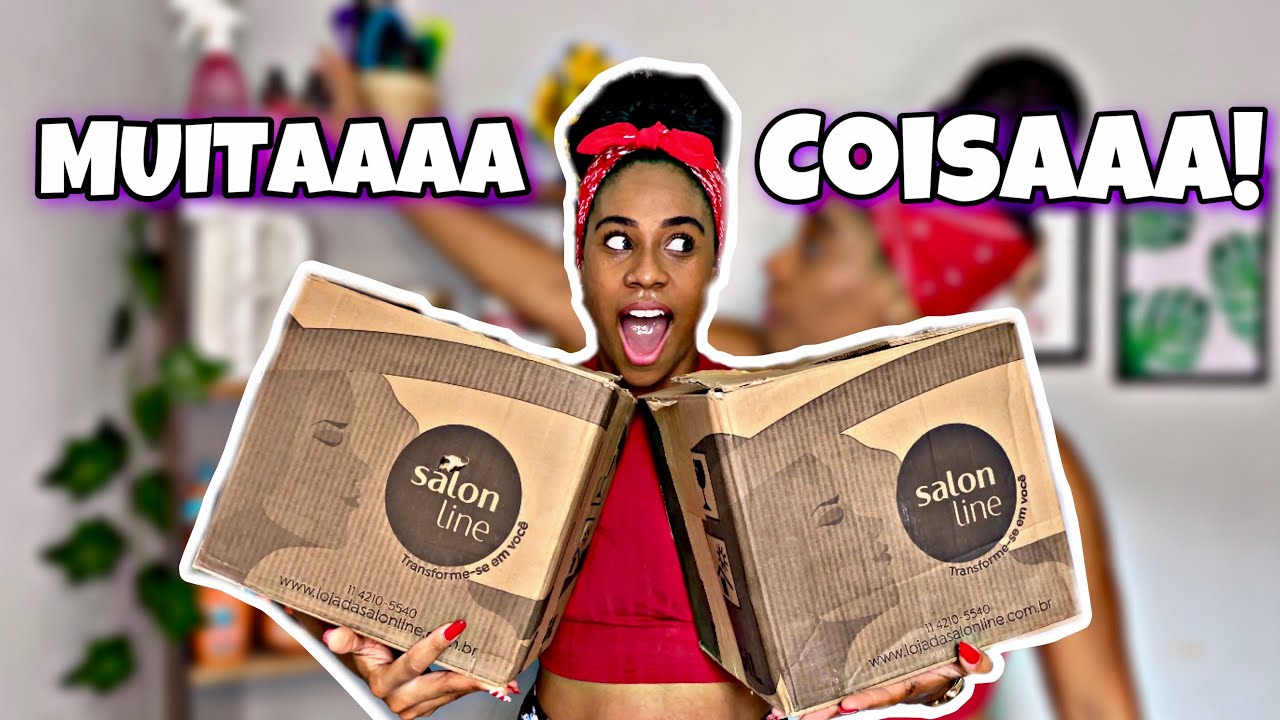 Comprinha no site da SALON LINE 😱 MUITA COISAAA 😮‍💨
