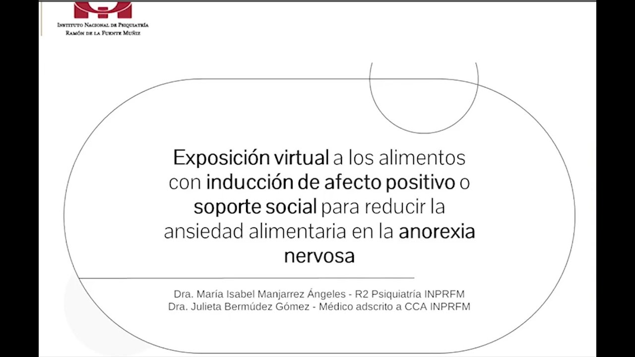 Exposición virtual a alimentos con inducción de afecto positivo para reducir la ansiedad alimentaria