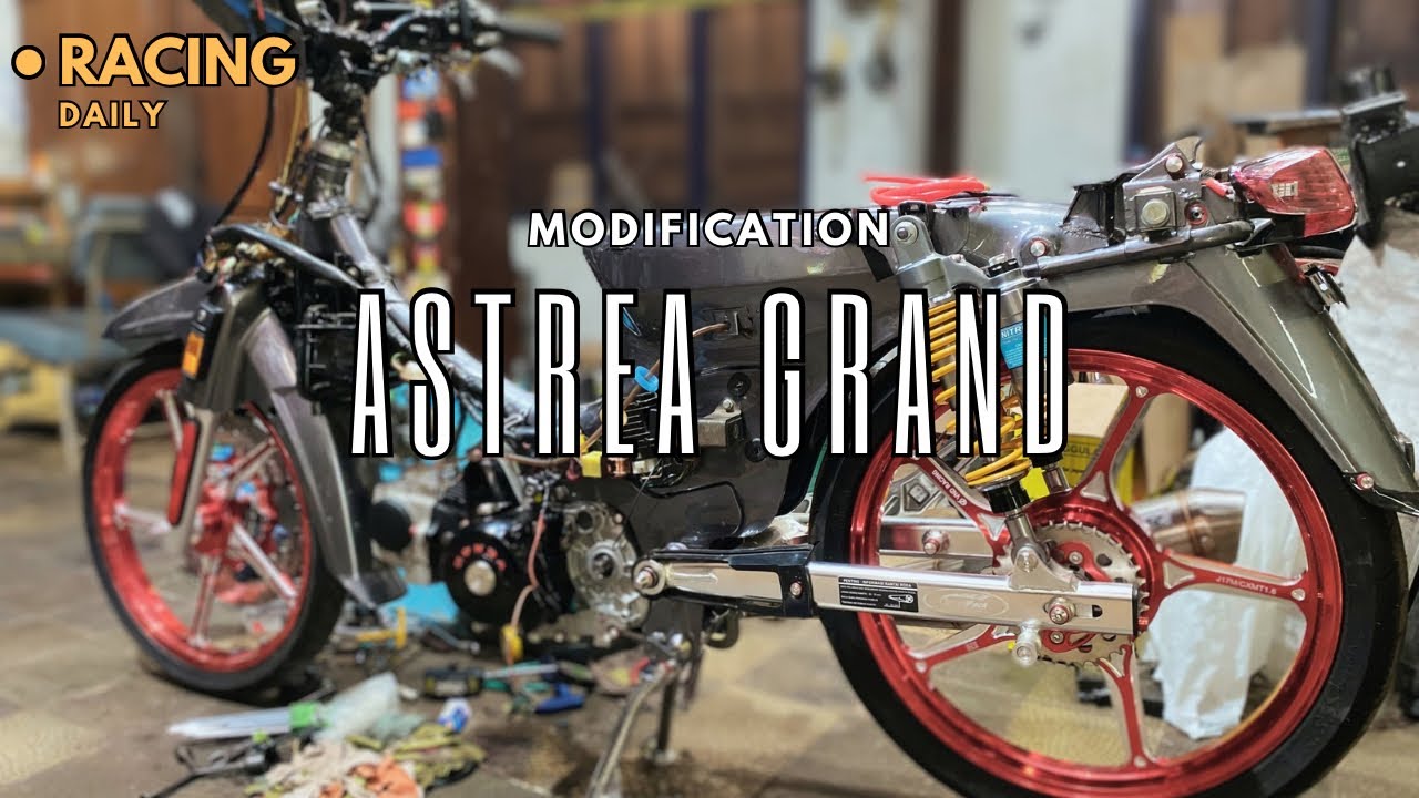 REVIEW & CEK SOUND ASTREA GRAND RACING MODIFICATION❗️MESIN SPEK HARIAN SUKA-SUKA
