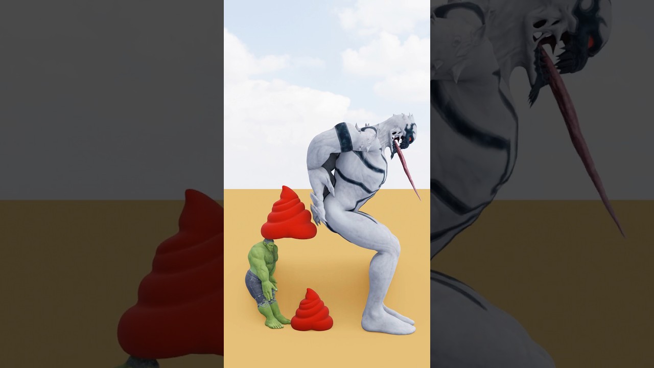 Hulk Vs Anti-Venom | Epic Battle Animation #animation #shorts