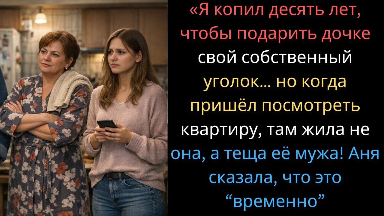 «Шок! Квартиру, купленную для дочери, захватила теща её мужа!»